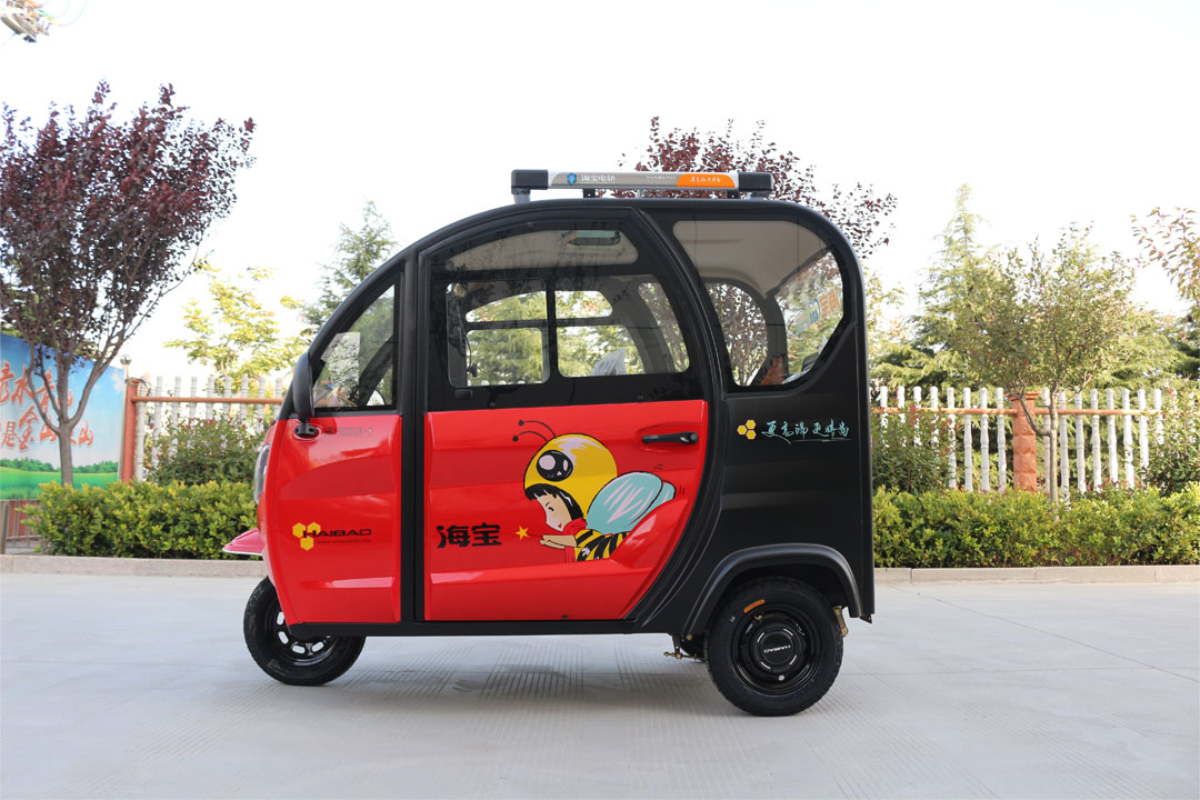 HaiBao Passenger Electric Tricycle A Remarkable Fusion of Safety and Technology - Cyclemix