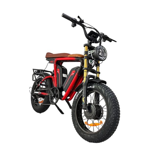 V1 80-90km Pure Electric Cruising Range 55kmh With 5 Speed Electric Bike 6