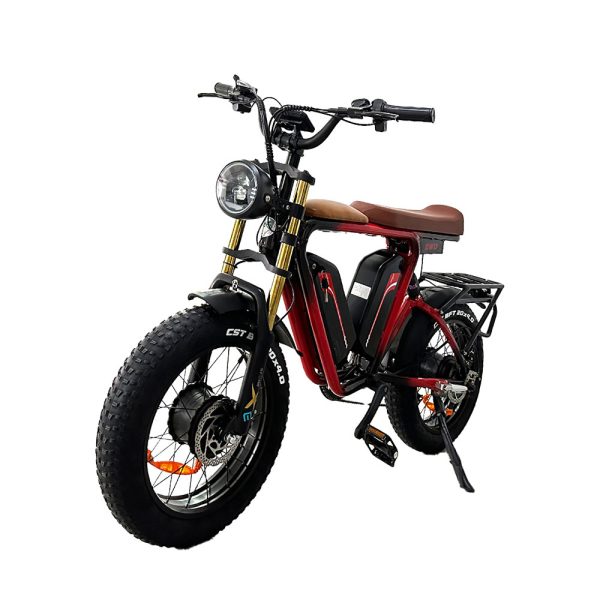 V1 80-90km Pure Electric Cruising Range 55kmh With 5 Speed Electric Bike 8