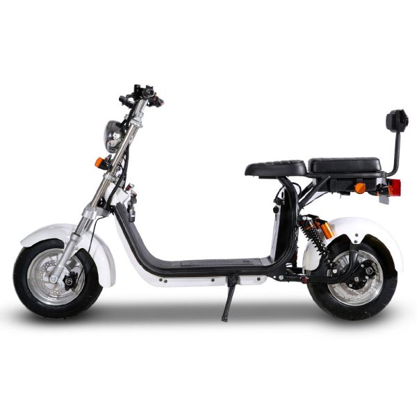 CP1.6 EEC 1500W 60V 12A 45kmH Fat Tire Harley Electric Scooter 2