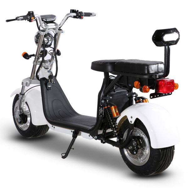 CP1.6 EEC 1500W 60V 12A 45kmH Fat Tire Harley Electric Scooter 3