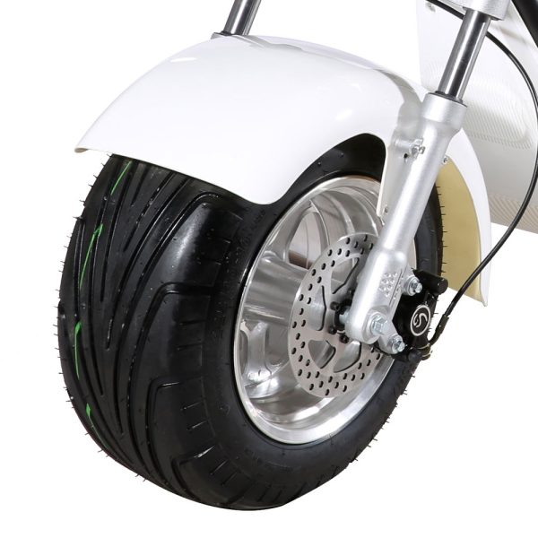 CP1.6 EEC 1500W 60V 12A 45kmH Fat Tire Harley Electric Scooter 4