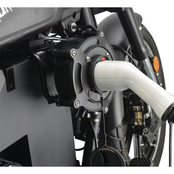 EV8 180Km Long Range 5000W 72V 80Ah Lithium Electric Harley Motorcycle 4
