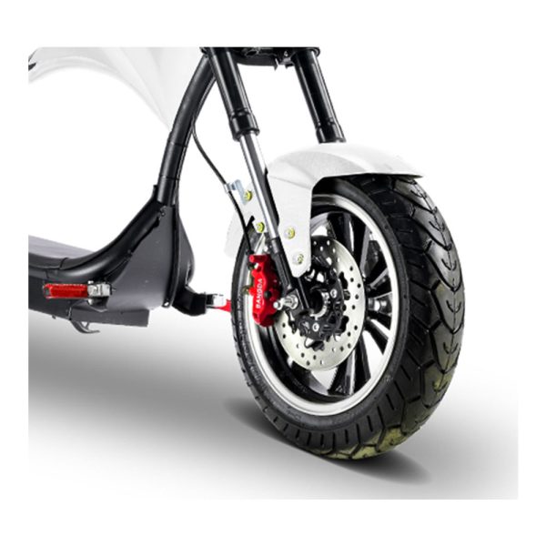 M3P EEC 60V 1500-3000W 12 Inch Aluminum Wheels Harley Electric Scooter 4